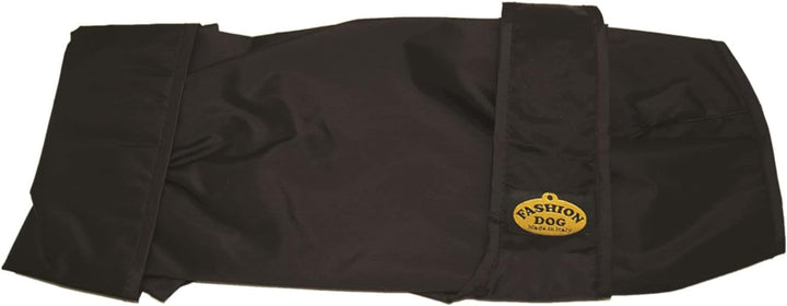 Fashion Dog Regenmantel für Hunde - Schwarz - 43 cm, 43 cm