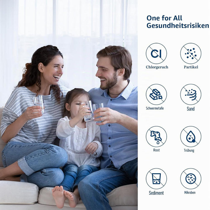 HX2019F-A/HX2019FR-A Filterersatz, kompatibel mit Hisense® HRM260N6TSE, HRFD560SW, HRCD585BW, HRFD63
