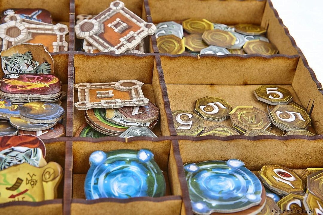 Docsmagic.de Organizer Insert for Small World of Warcraft Box - Einsatz, Small World of Warcraft