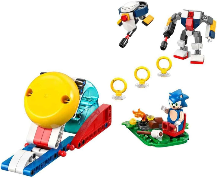 LEGO Sonic The Hedgehog Sonics Showdown am Lagerfeuer, Gaming Spielzeug für Kinder und Videospielfan