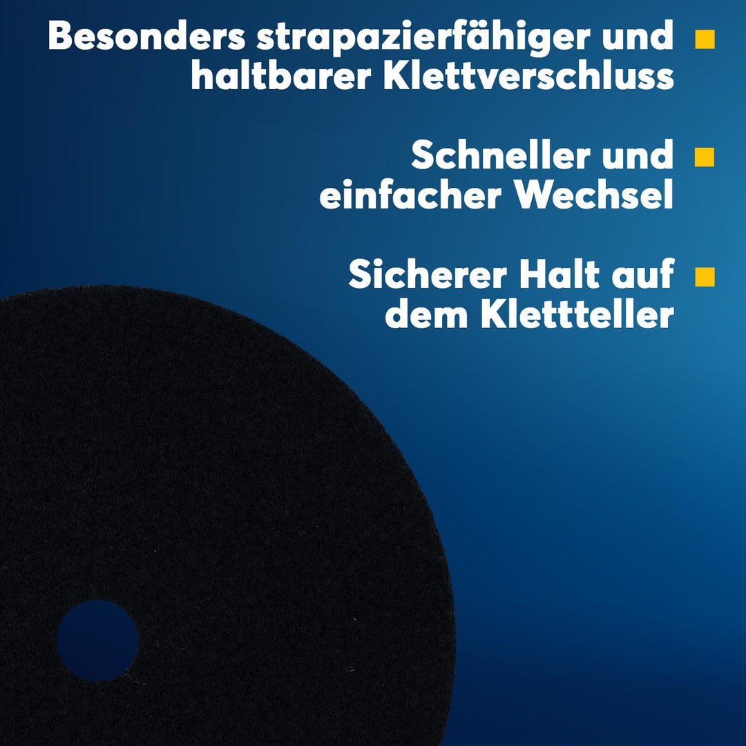 EDW Profi Diamant-Schleifpad für Trockenschliff, D = 230 mm, Körnung Polierer, Klettaufnahme, für Na