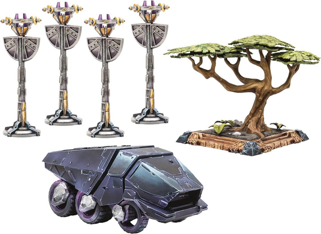 Asmodee, Marvel: Crisis Protocol – Kingdom of Wakanda, Terrain Pack