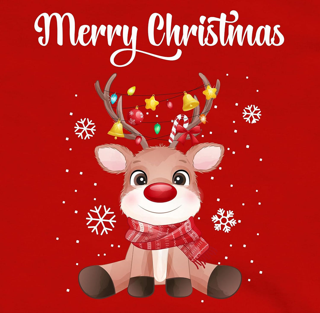 Shirtracer - Sweatshirt Kinder Pullover für Jungen Mädchen - Weihnachten - Merry Christmas süsses Re