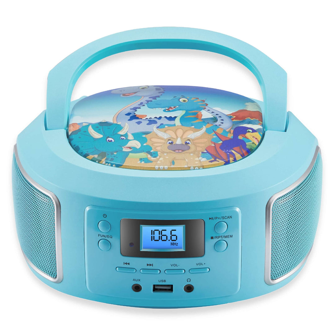 Tragbare Boombox | FM Radio | AUX-In | CD/CD-R | USB | Kopfhöreranschluss | Kompaktanlage | CD-Playe