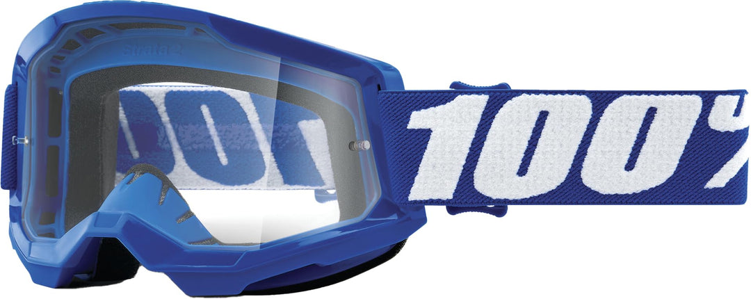 100% STRATA 2 - Transparente blaue Gläser