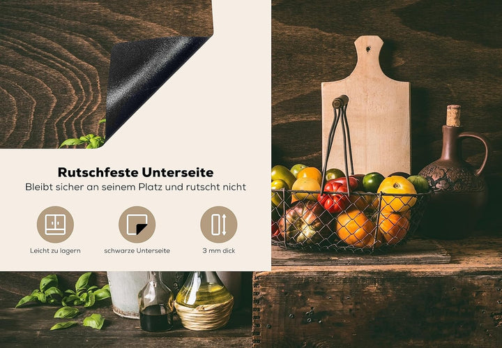 KitchenYeah© Herdabdeckplatte Einteilig Küche Ceranfeld Abdeckplatte Cerankochfeld Abdeckung Indukti