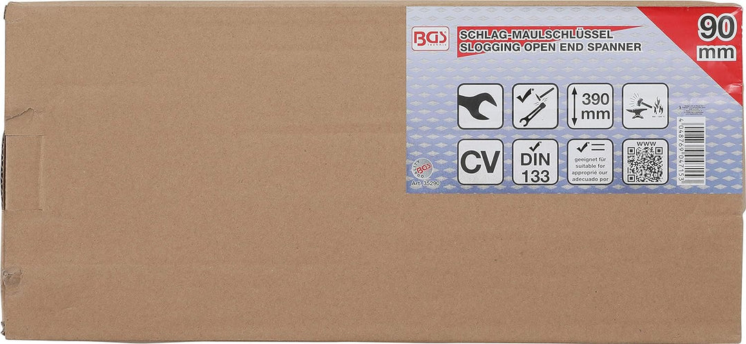 BGS 35290 | Schlag-Maulschlüssel | SW 90 mm Schlüsselweite: 90 mm, Schlüsselweite: 90 mm