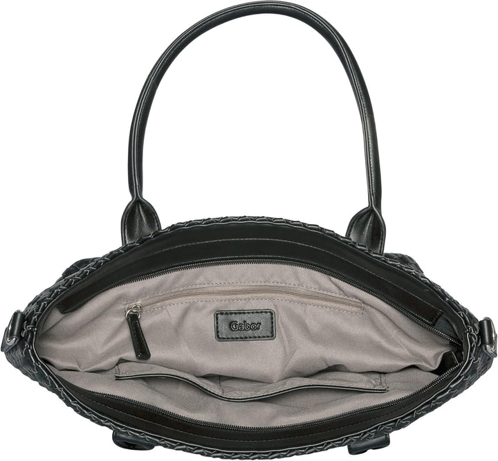Gabor Emilia Zip Shopper Schwarz 37 x 14 x 27, Schwarz 37 x 14 x 27