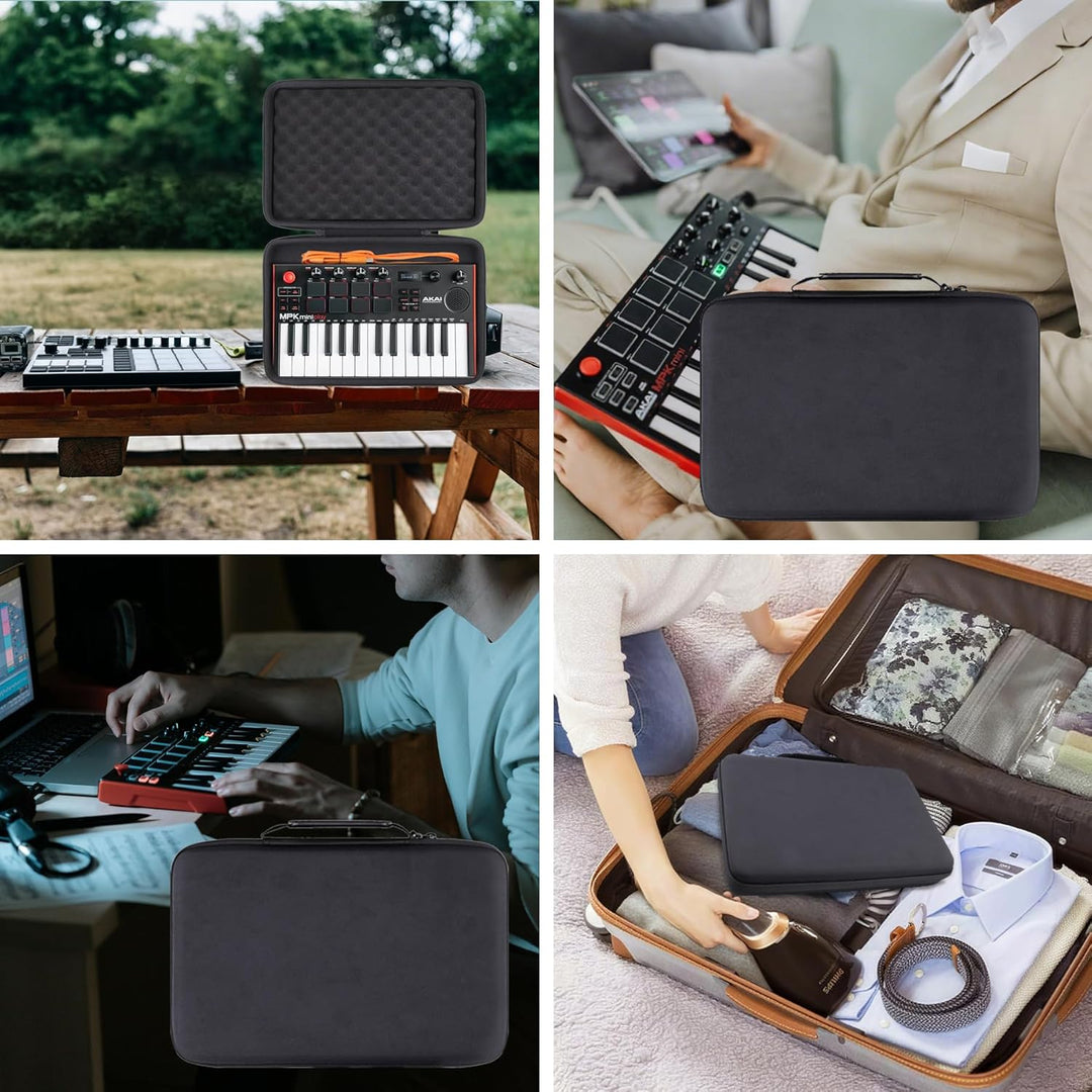 co2CREA Case Hart reiseschutzhülle Etui Tasche für AKAI Professional MPK Mini MK3 /Mini Play MK3 25-