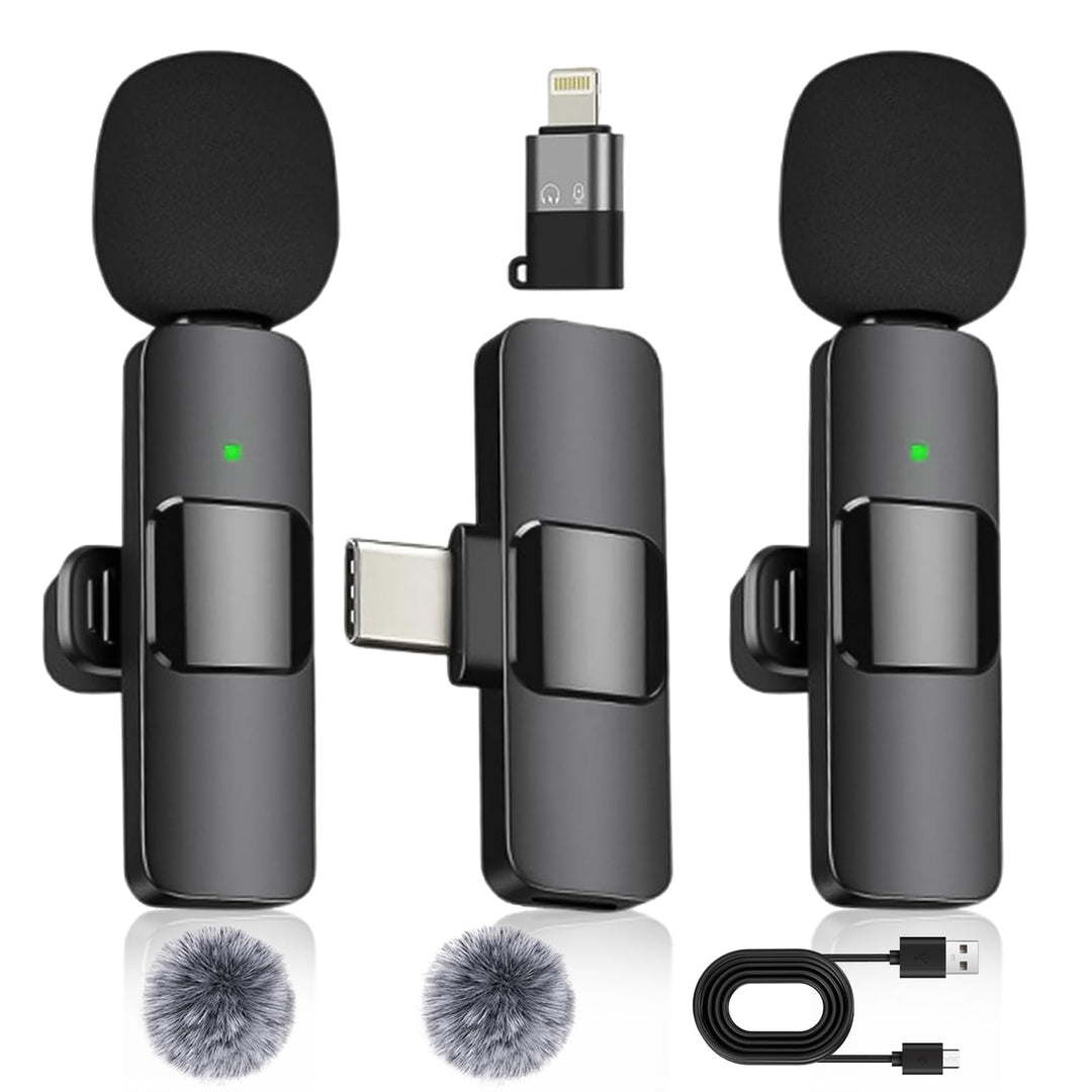 Lavalier Mikrofon USB C,Mini Mikrofon für iPhone,Android,iPad,PC,Ansteckmikrofon Recording-Equipment