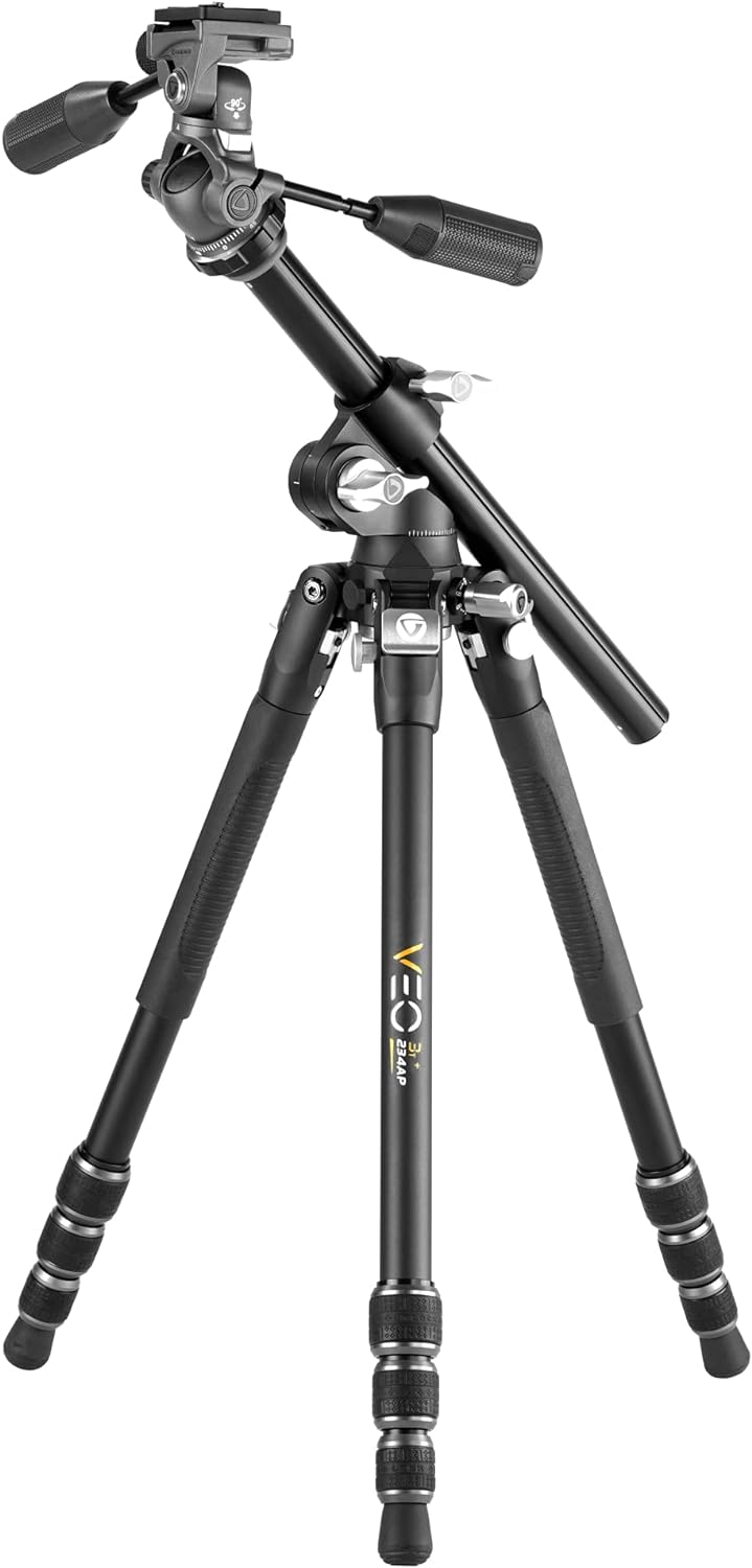 Vanguard VEO3T+234AP Schwarz 23mm Aluminium - 3-Wege 145 cm, Aluminium - 3-Wege 145 cm