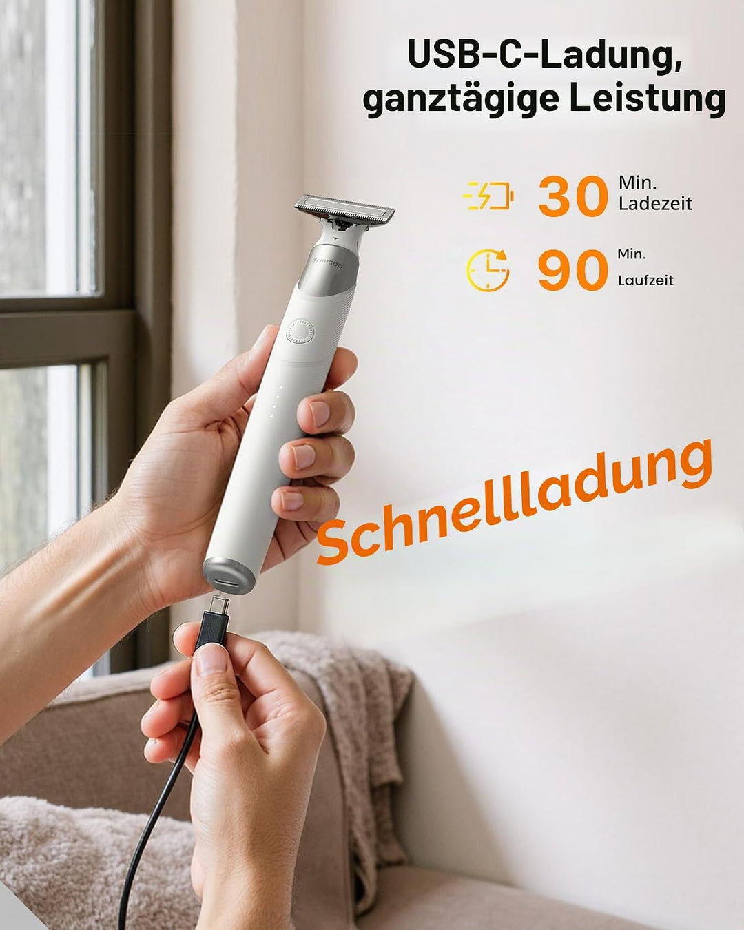 2025 Bart- &amp; Nasenhaarschneider Kit [All-in-One], 12-in-1 Rotierender Kamm, Körperhaartrimmer für Mä
