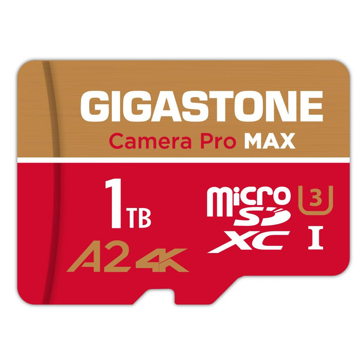 [5 Jahre kostenlose Datenwiederherstellung] GIGASTONE 1TB Micro SD Karte, Kamera Pro MAX, bis zu 150