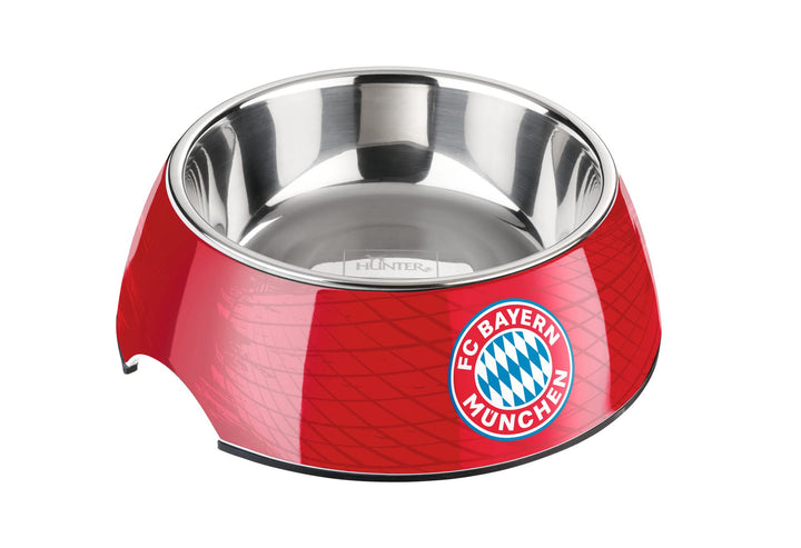 Hunter FC Bayern München Melamin-Napf, Futternapf, Trinknapf, 350 ml, rot, 69238