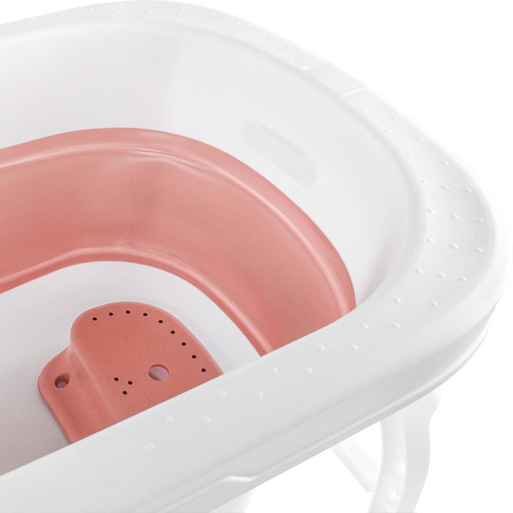 Faltbare Badewanne für Kinder, tragbar, faltbar, Badewanne mit Halterung für Neugeborene, Badewanne