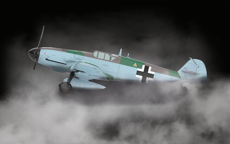 Revell Modellbausatz I Messerschmitt Bf109G-6 I Easy-Click-Bausatz I Detailreiches Militärfahrzeug I