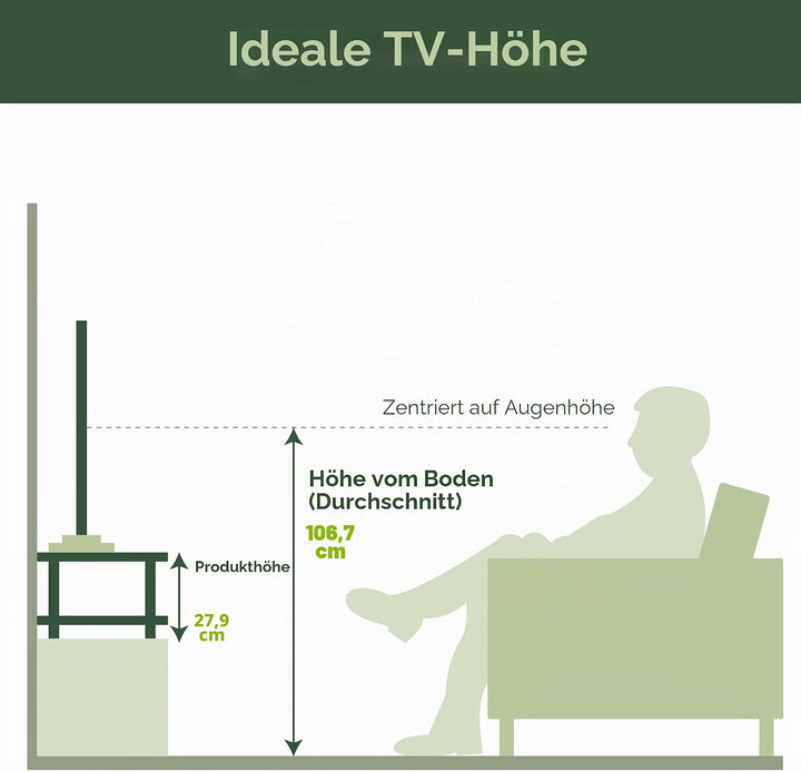 Furinno kleiner TV-Schrank mit 2 Ablageflächen, Dunkle Walnuss, 40.13 x 60.45 x 27.94 cm, Dunkle Wal
