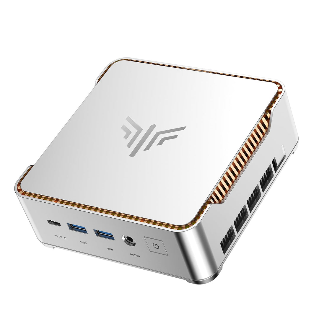 NiPoGi E2 Mini PC Ιntel Twin Lake N150(bis zu 3,6 GHz), 16 GB DDR4 256 GB M.2 SSD Mini Desktop Compu