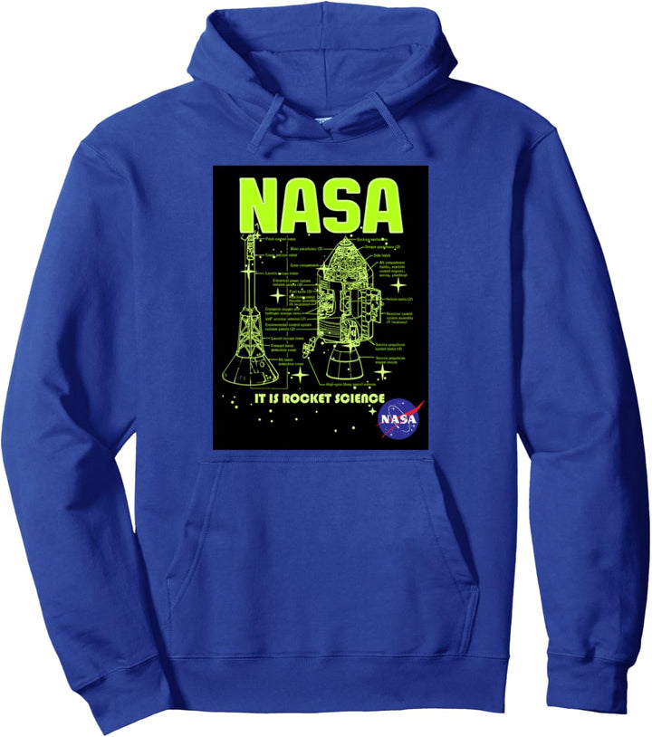 NASA Module Schematics Pullover Hoodie