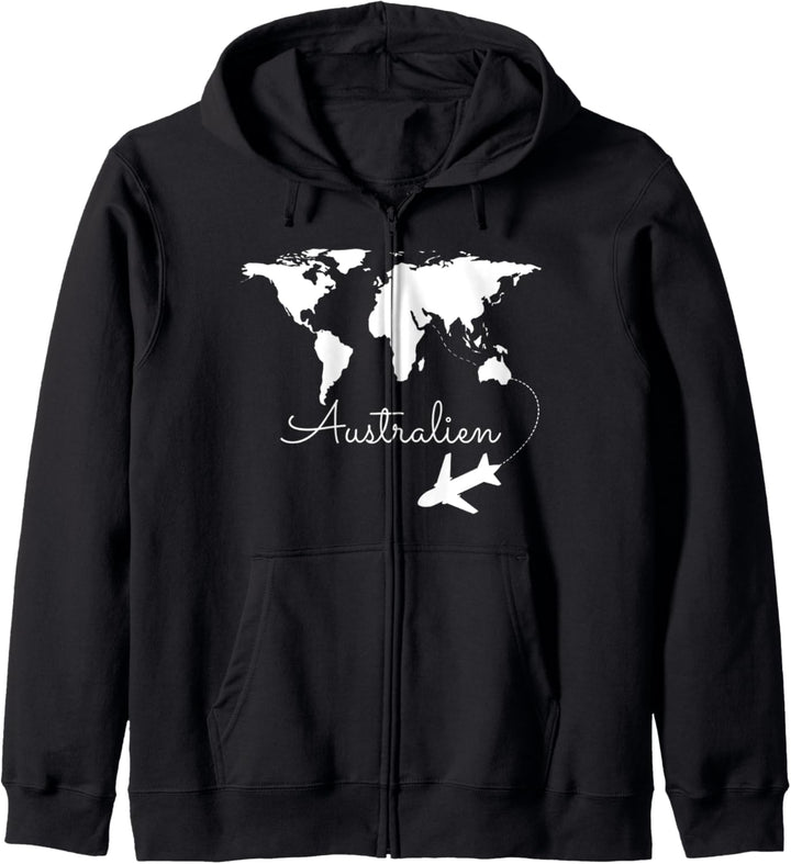 Weltenbummler und Känguru-Fans aufgepasst! Kapuzenjacke