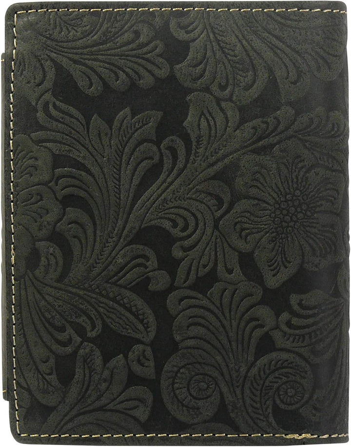 Harrys-Collection Damen Damenbörse mit Floral Muster in 3 Farben, Grössen:Einheitsgrösse, Farben:sch