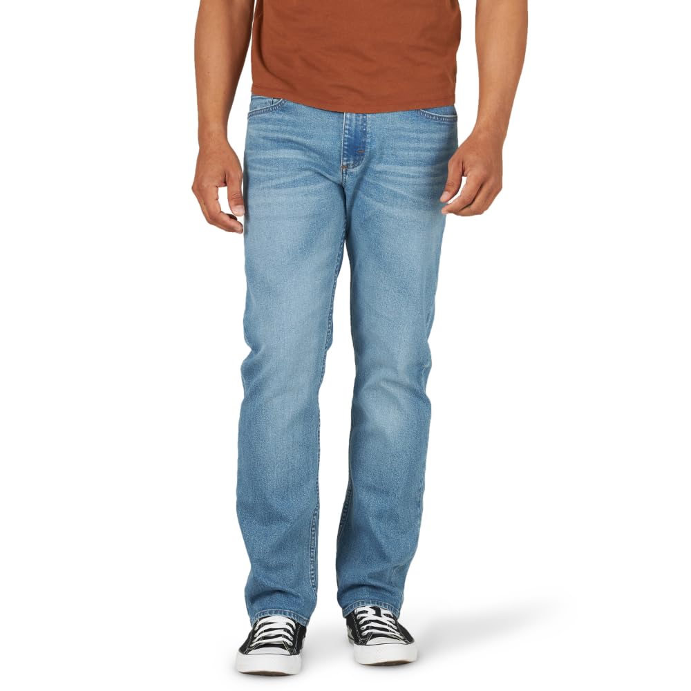 Wrangler Authentics Herren Slim Fit Straight Leg Jeans 32W / 34L Beckett, 32W / 34L Beckett
