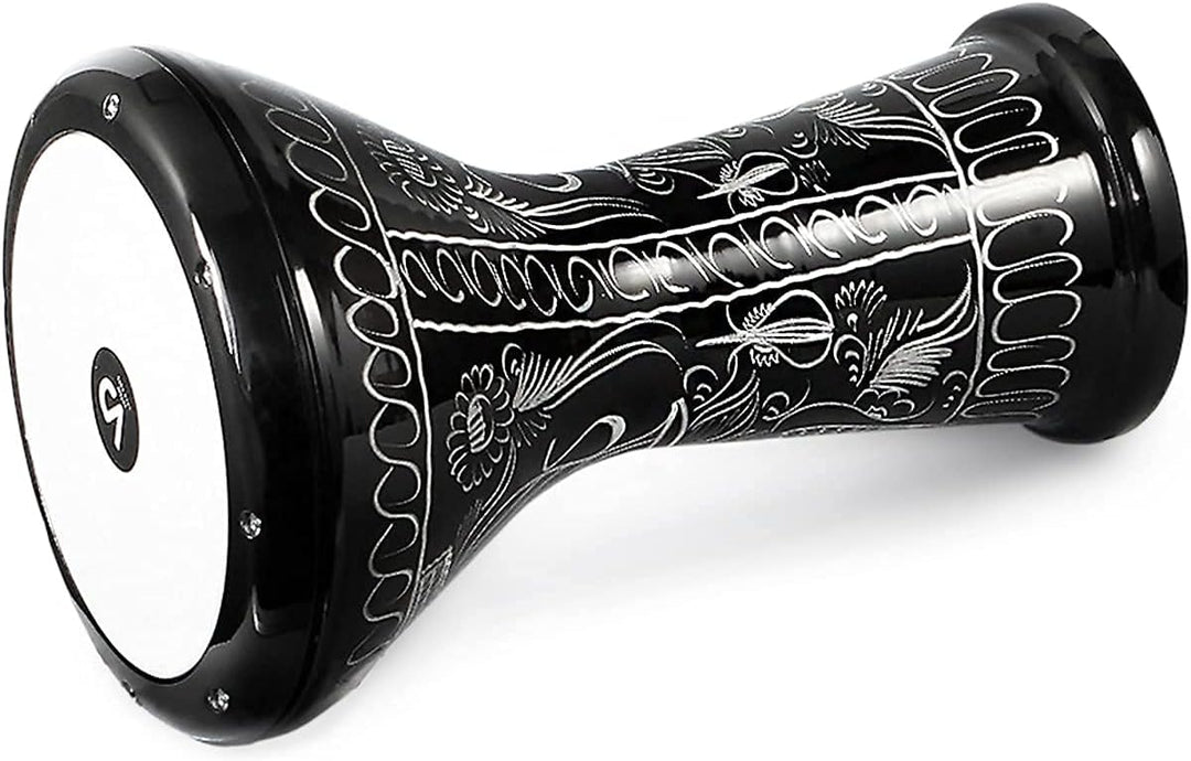 VD Vatan Profi Solo Darbuka Handgraviert 3029-S Schwarz 44,5 cm.