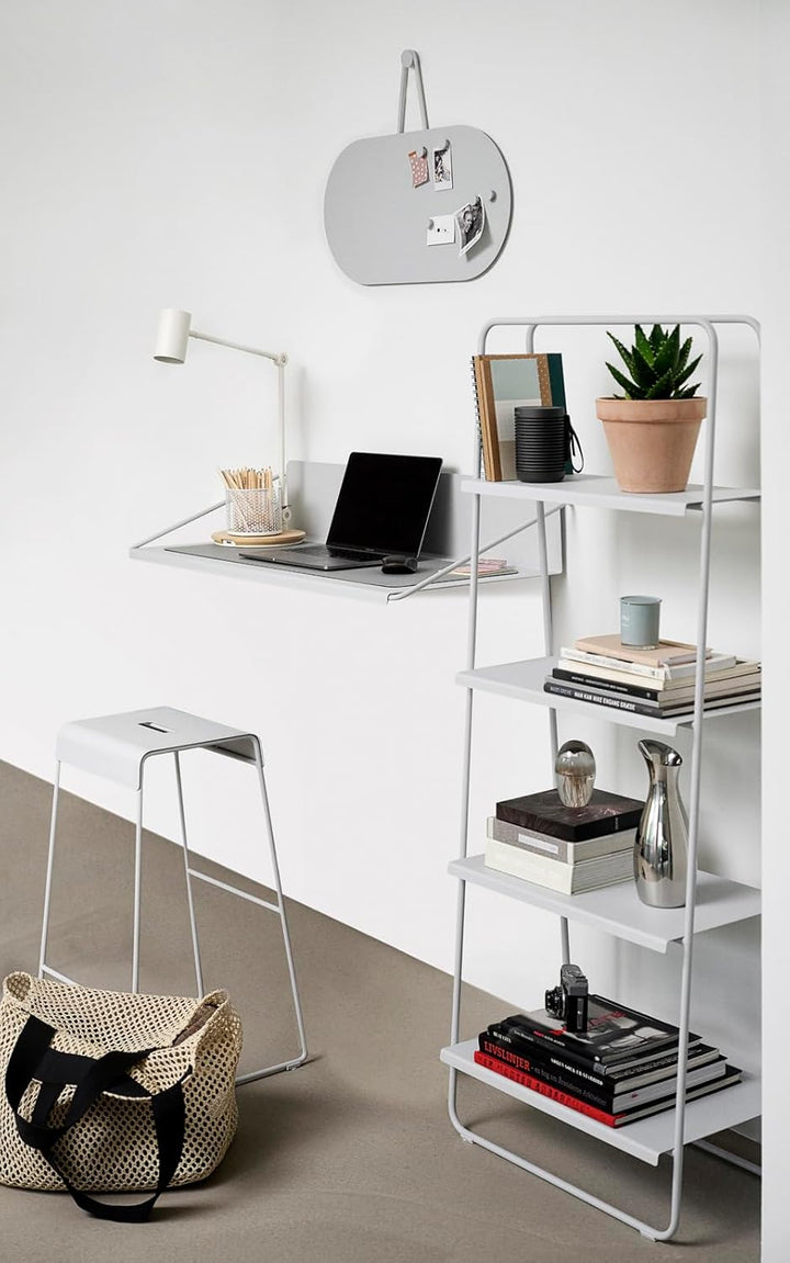 Zone Denmark A-Wall Desk, Mini Schreibtisch fürs Home Office, PC Tisch Klein, Mobiler Schreibtisch f