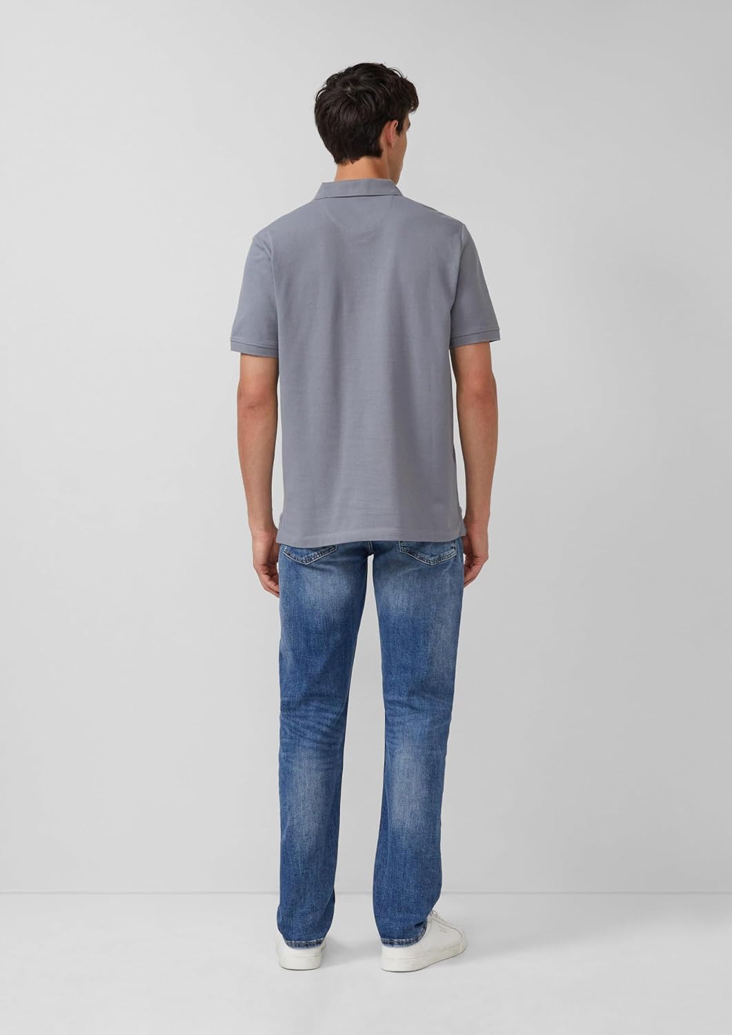 s.Oliver Herren Polohemd Single Polohemd 4XL Grosse Grössen Grau, Single Polohemd 4XL Grosse Grössen