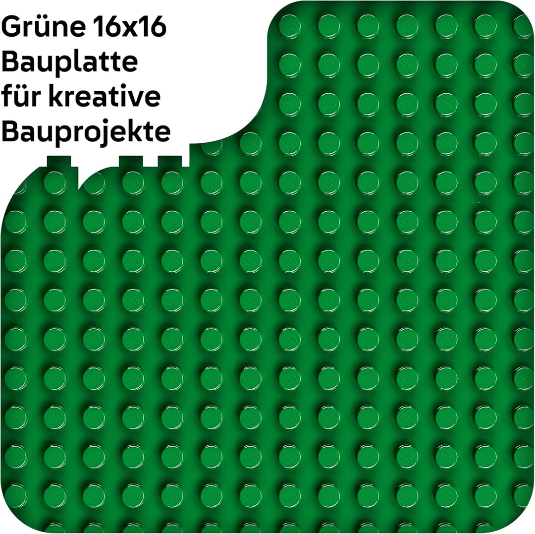 LEGO DUPLO Box &amp; Grüne Bauplatte - Kombi mit LEGO DUPLO Platte in Grün und Steinebox (10913 &amp; 10460)