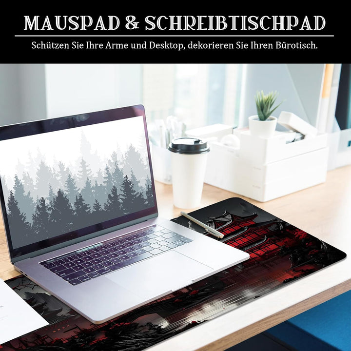 Japan Mauspad xl Gaming Mousepad Desk Pad Gross Desk Mat Japanisch Bürozubehör Anime Schreibtischunt