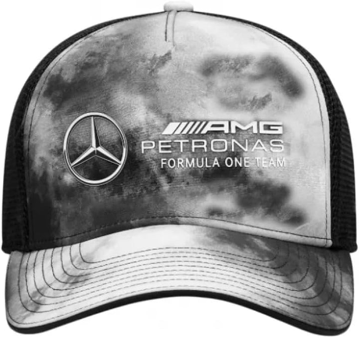 Mercedes AMG Petronas F1 Tie-Dye Trucker Hat, Batik, Einheitsgr��e
