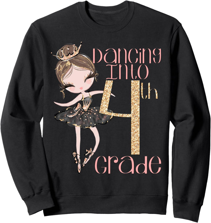 Ballerina Hispanische Balletttänzerin der 4. Klasse Sweatshirt