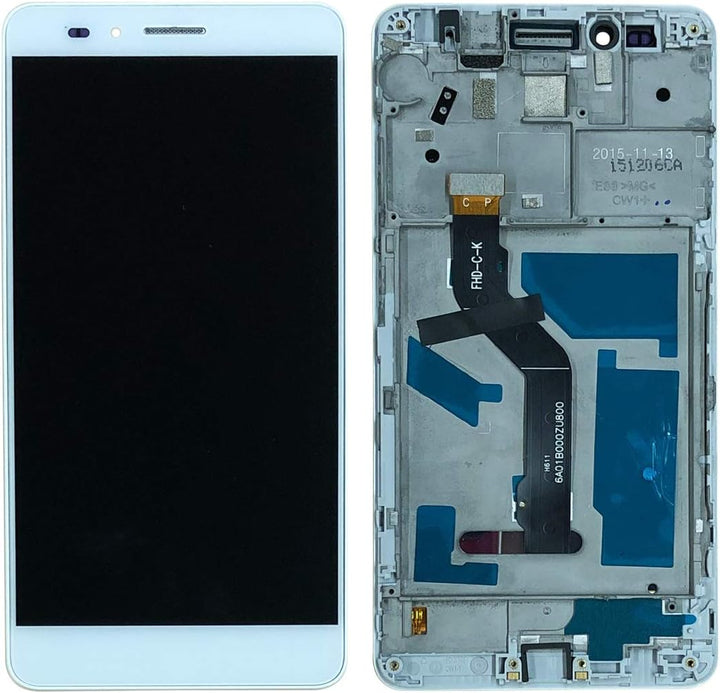 swark LCD Display Kompatibel mit Honor 5X (Weiss mit Rahmen) Touchscreen + Tools