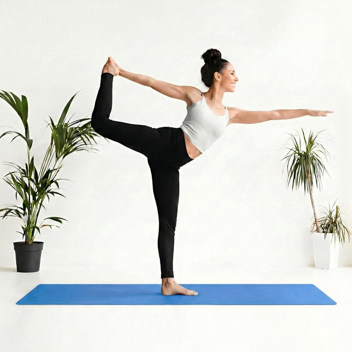 Premium Yoga-Matte aus hautfreundlichem ECO TPE-Material 185 x 60 x 0,6cm (gross) - Boho Style Gymna