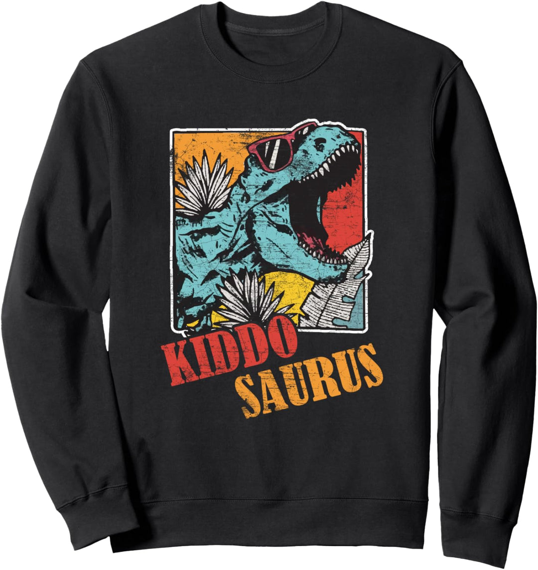 Kiddosaurus T Rex Dinosaur Family Matching Sweatshirt