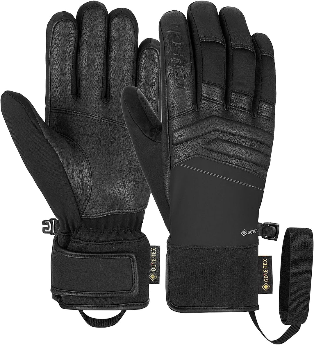 Reusch Herren Handschuhe Jupiter Gore-tex Extra Warm, Wasserdicht, Atmungsaktiv 7.5 Schwarz, 7.5 Sch