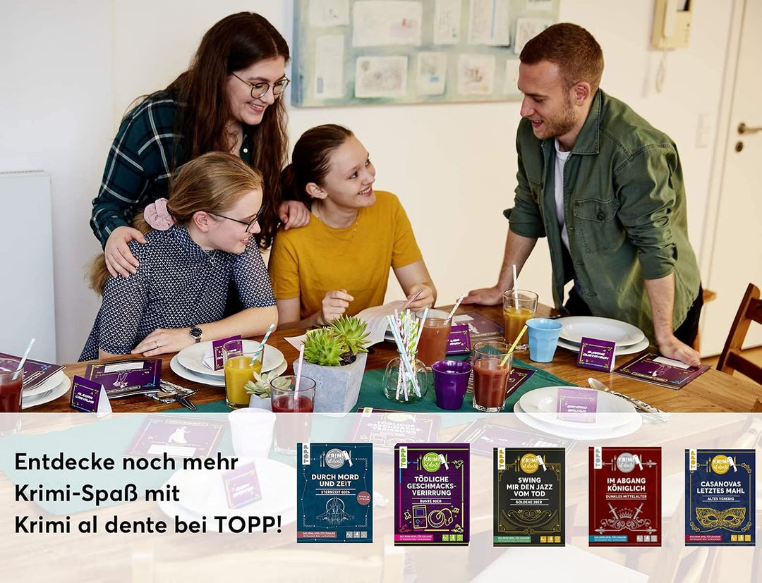 Krimi al dente: Sternzeit 6026 – Durch Mord und Zeit: Krimi-Dinner für Zuhause – 4-6 Personen (Krimi