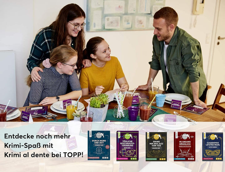 Krimi al dente: Sternzeit 6026 – Durch Mord und Zeit: Krimi-Dinner für Zuhause – 4-6 Personen (Krimi