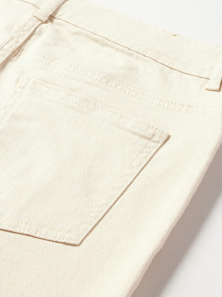NAME IT Mädchen Nlftazza TWI Hw Bootcut Pant Noos Jeanshose, Oatmeal
