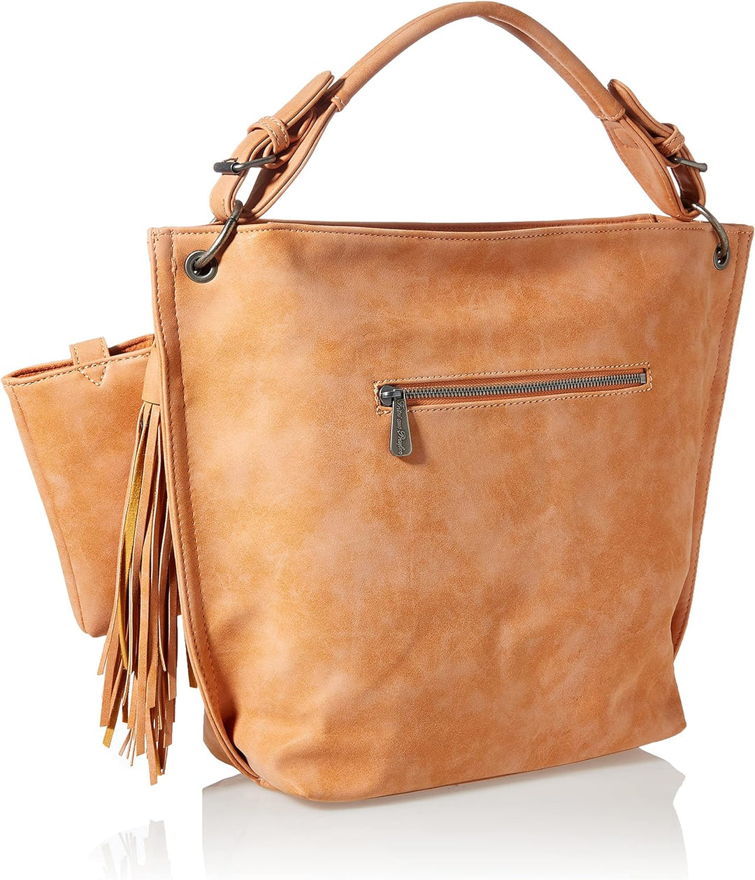 Fritzi aus Preussen Damen Fritzi 01 Hobo Schultertasche Peach Party, Peach Party