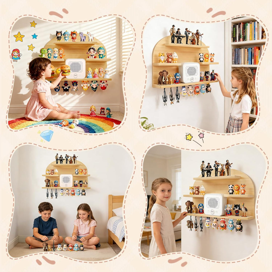 to-nie Regal, Bogenform Aufbewahrung Regale für 45, Magnetisches to-niebox Regal für to-nie Box und