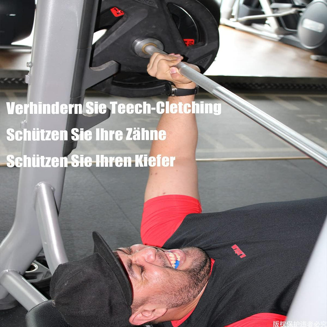 Powerlifting Mundschutz für Sport und Fitness, Krafttraining,Sportmundschutz für Gewichtheben,frei z