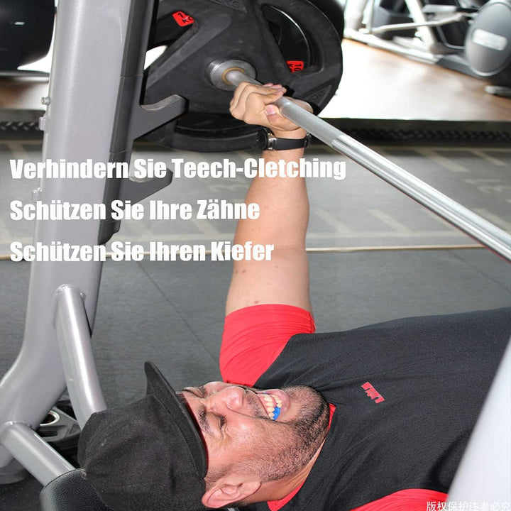 Powerlifting Mundschutz für Sport und Fitness, Krafttraining,Sportmundschutz für Gewichtheben,frei z