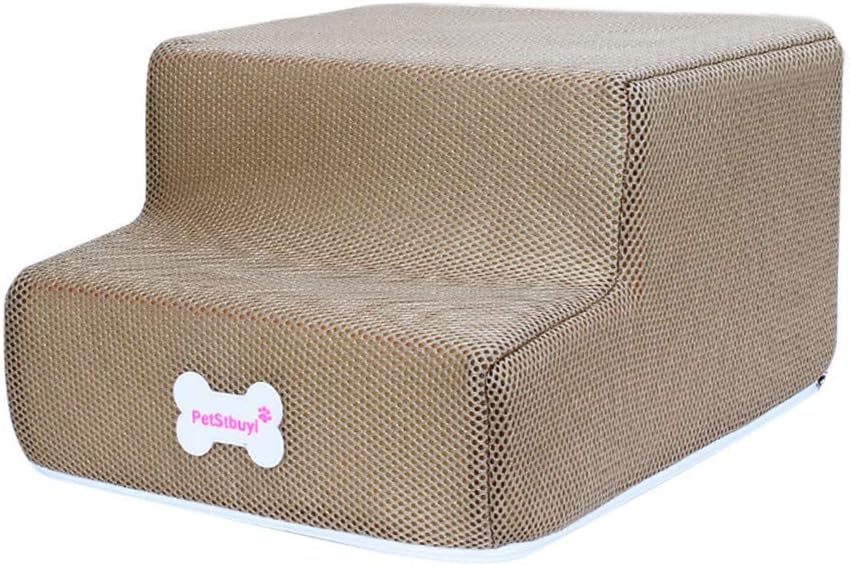 2-stufige Hundetreppe für Hochbett und Couch, 20cm hoch für Hunde, breitere Haustiertreppe für klein