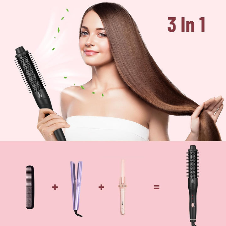 Thermal Brush, Lockenstab, Lockenbürste,38mm Thermobürste, Heisse Rundbürste für Blowout Express, Th