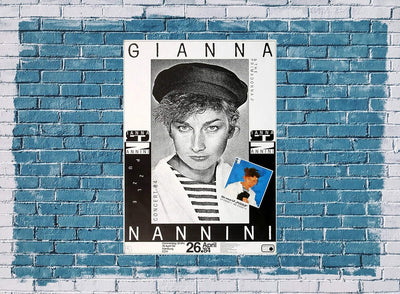 Gianna Nannini - Puzzle, Hamburg 1984 » Konzertplakat/Premium Poster | Live Konzert Veranstaltung |