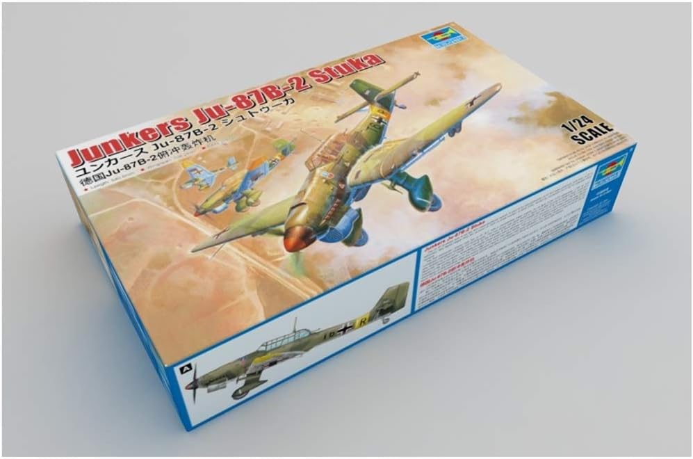 Trumpeter 002421 Ju-87b-2, Junkers Ju 87b-2 Modellbausatz, verschieden