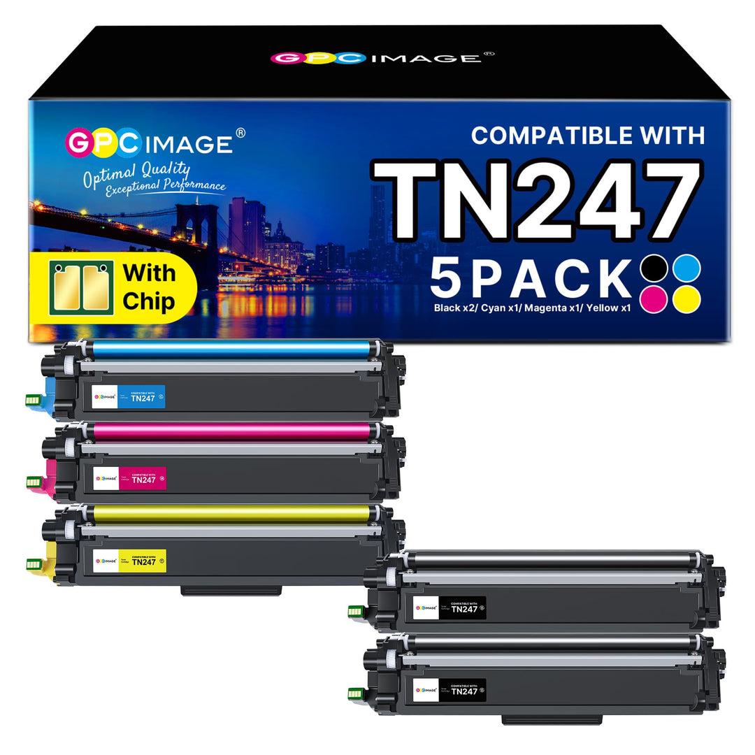GPC IMAGE TN247 Kompatibel für Brother TN-243CMYK Toner Brother MFC L3750CDW DCP-L3550CDW Toner MFC-