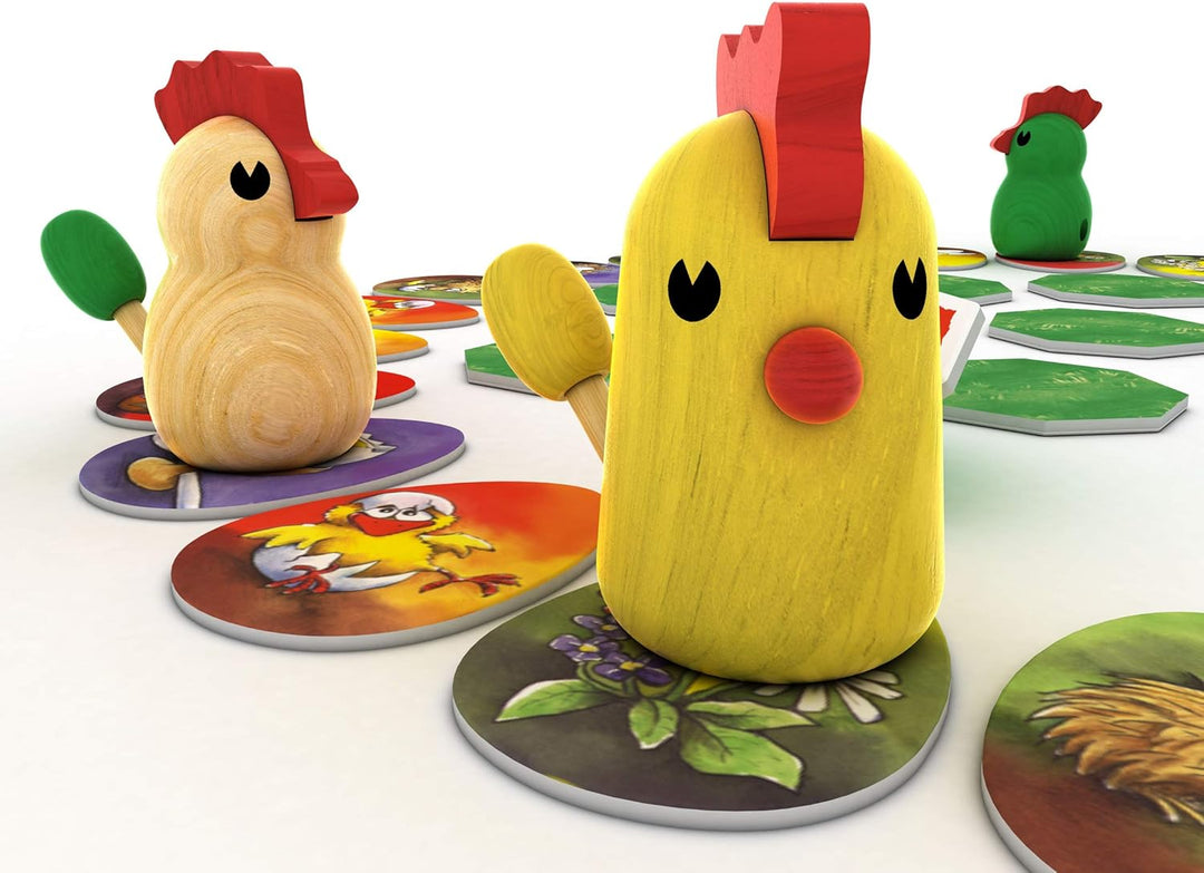 Zoch 601121800 Zicke Zacke Hühnerkacke – das rasante Gedächtnisrennen, Kinderspiel des Jahres 1998,